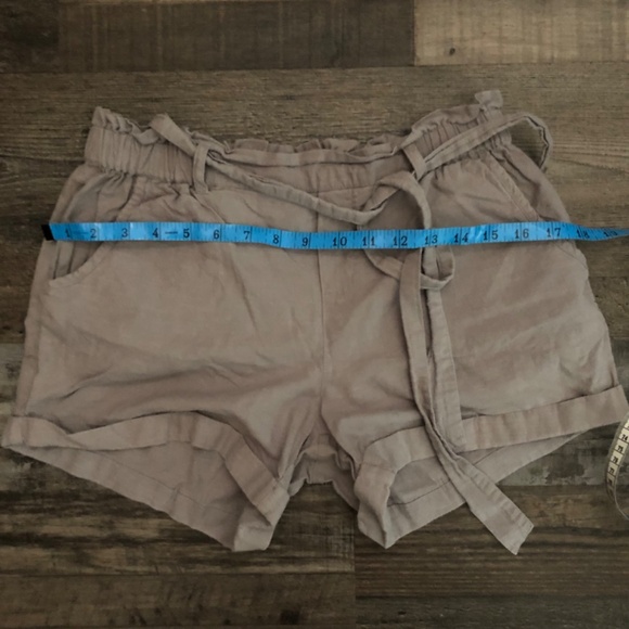 Alchemy Fashions Ethically Made Cotton Shorts S Greyish Tan - Picture 9 of 9
